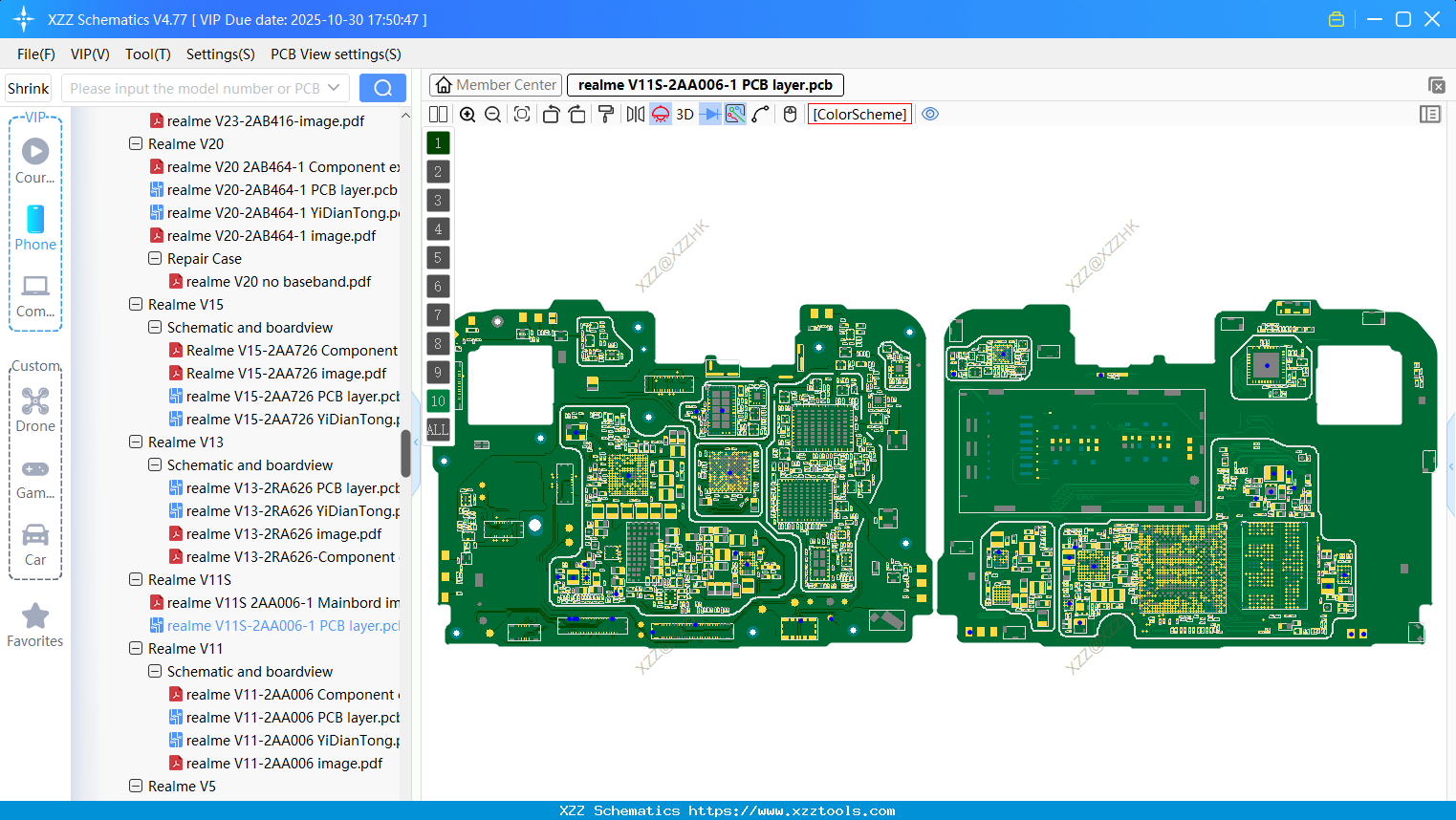 Realme V11S-2AA006-1 PCB Layer